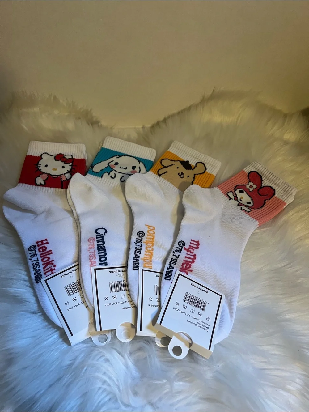 Hello kitty and friend’s socks